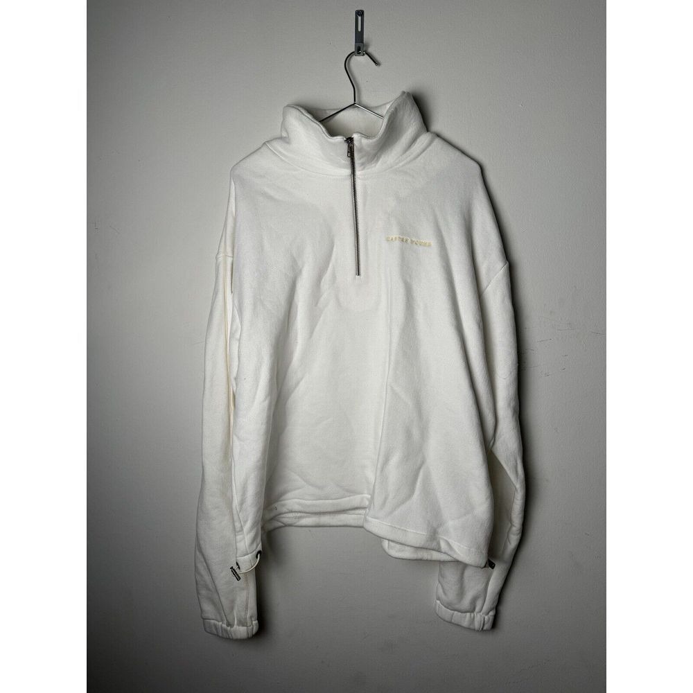 NWT Carter Young Cameron Zip Sweater In White Size 3‎ $225